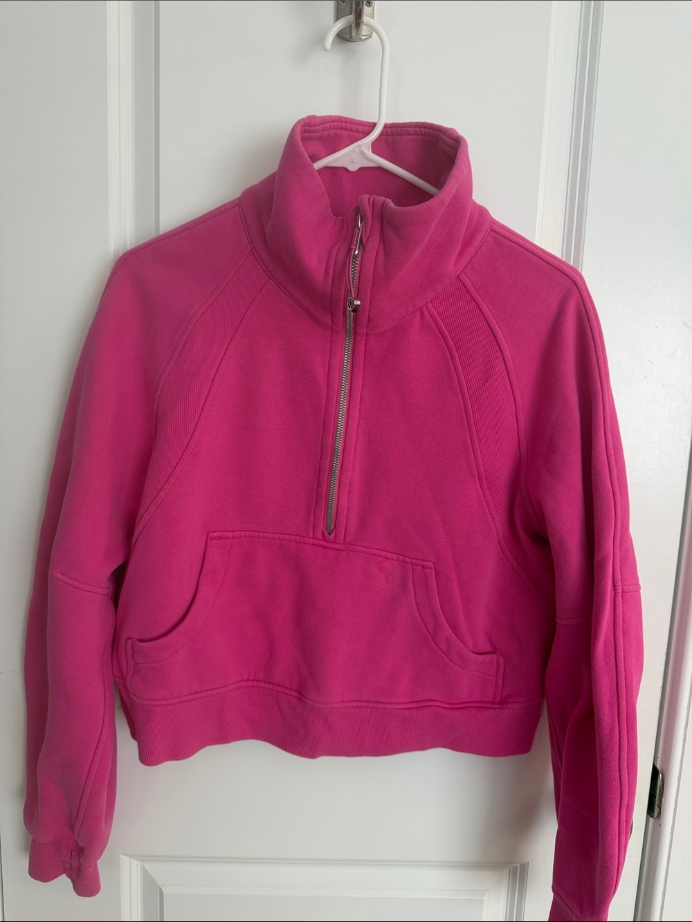 lululemon athletica Pink Half-Zip Fleece Pullover